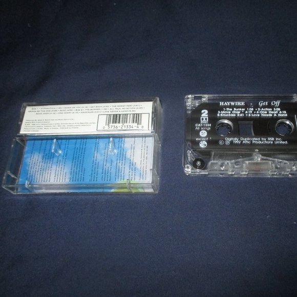 Haywire - Get Off on cassette (Attic Records Canada, 1992) - Picture 2 of 4